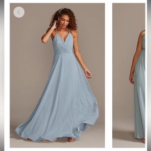 Dusty Blue Bridesmaid Dress